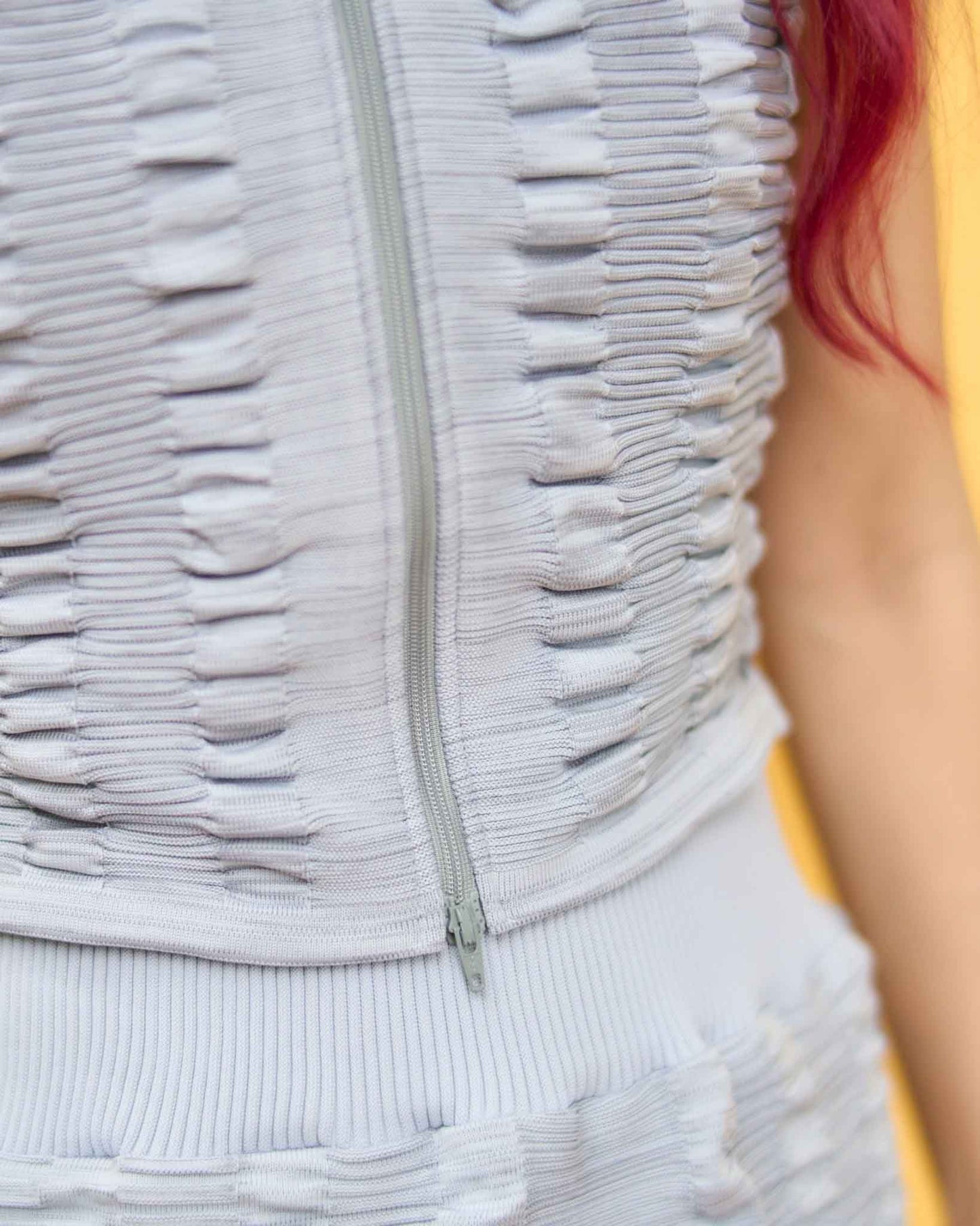 CTKV_001＃GRAY　CORAL TIDE Knit Vest