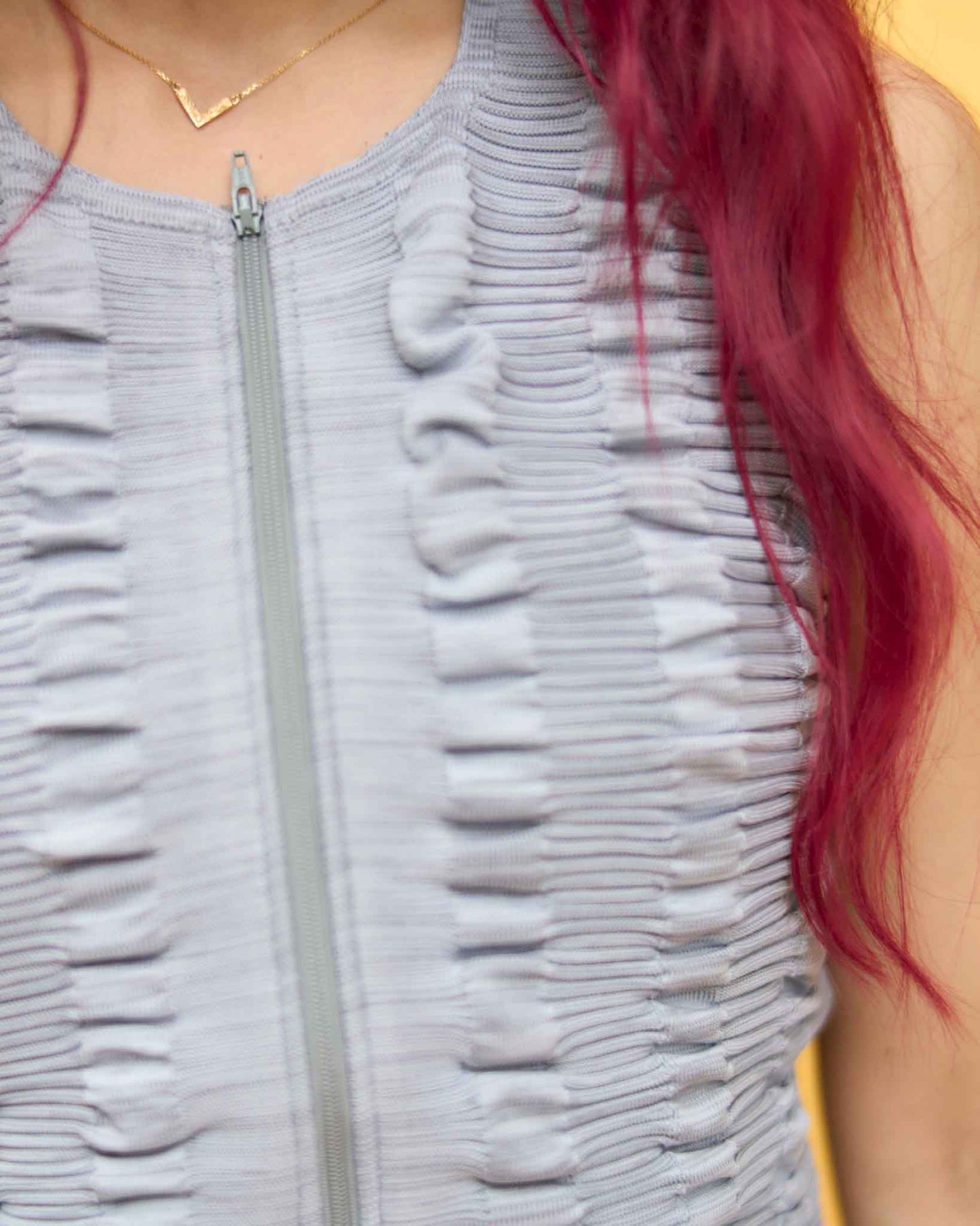 CTKV_001＃GRAY　CORAL TIDE Knit Vest