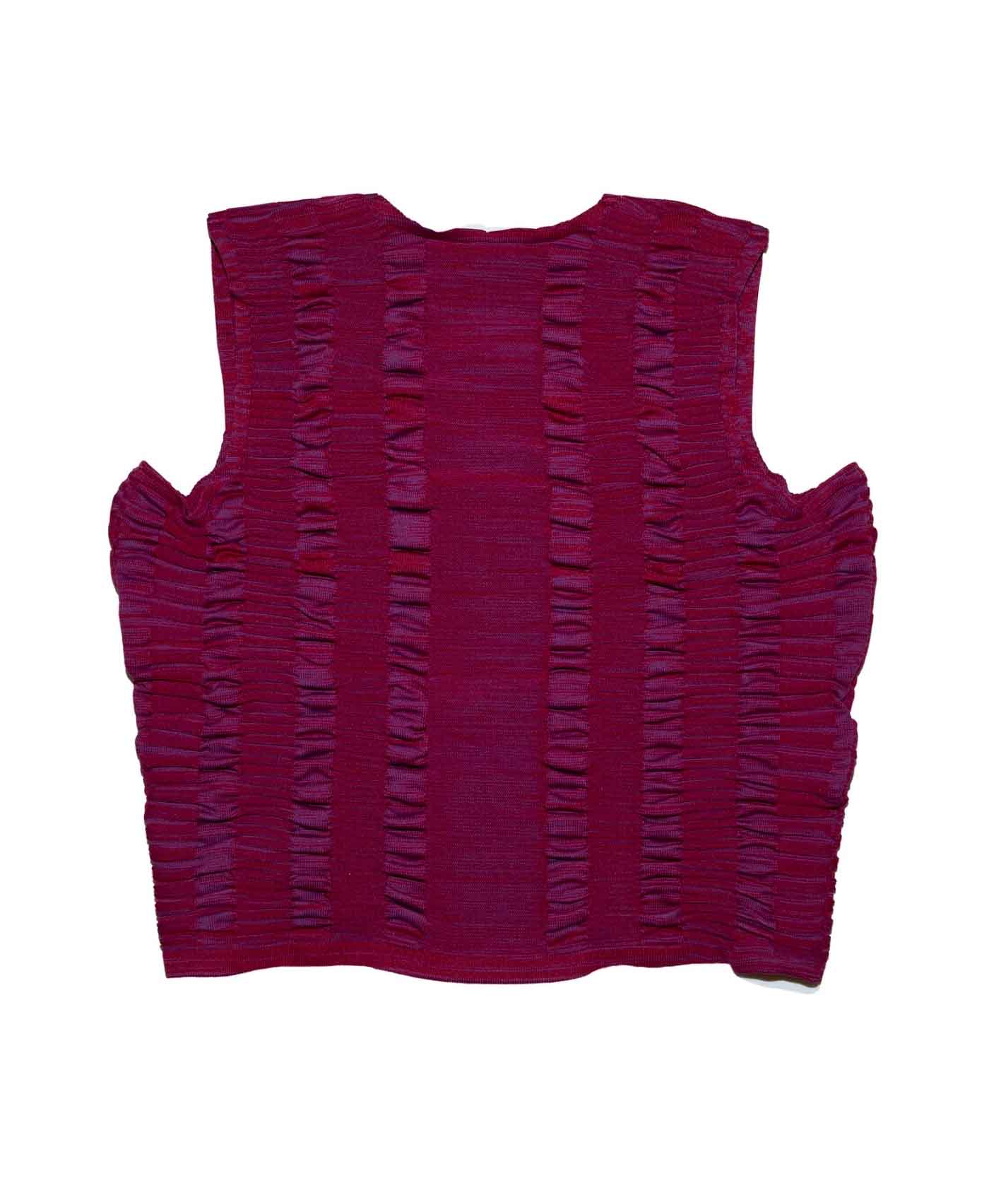 CTKV_001＃ROSE　CORAL TIDE Knit Vest