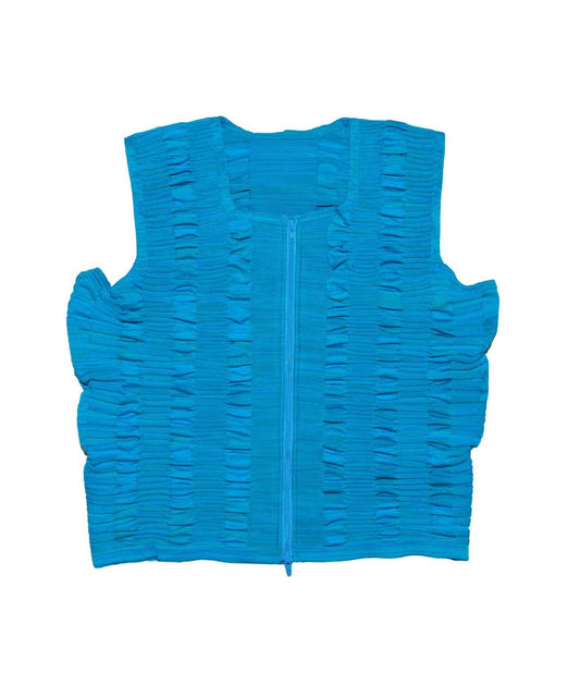 CTKV_001＃TURQUOISE　CORAL TIDE Knit Vest