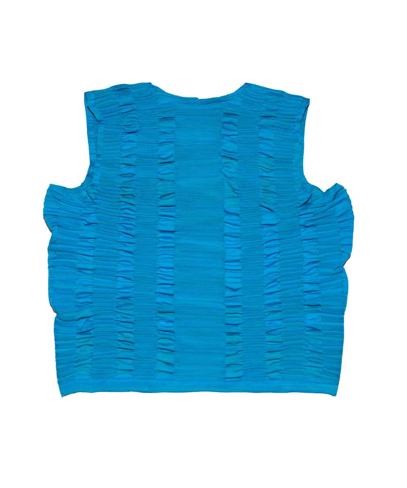 CTKV_001＃TURQUOISE　CORAL TIDE Knit Vest