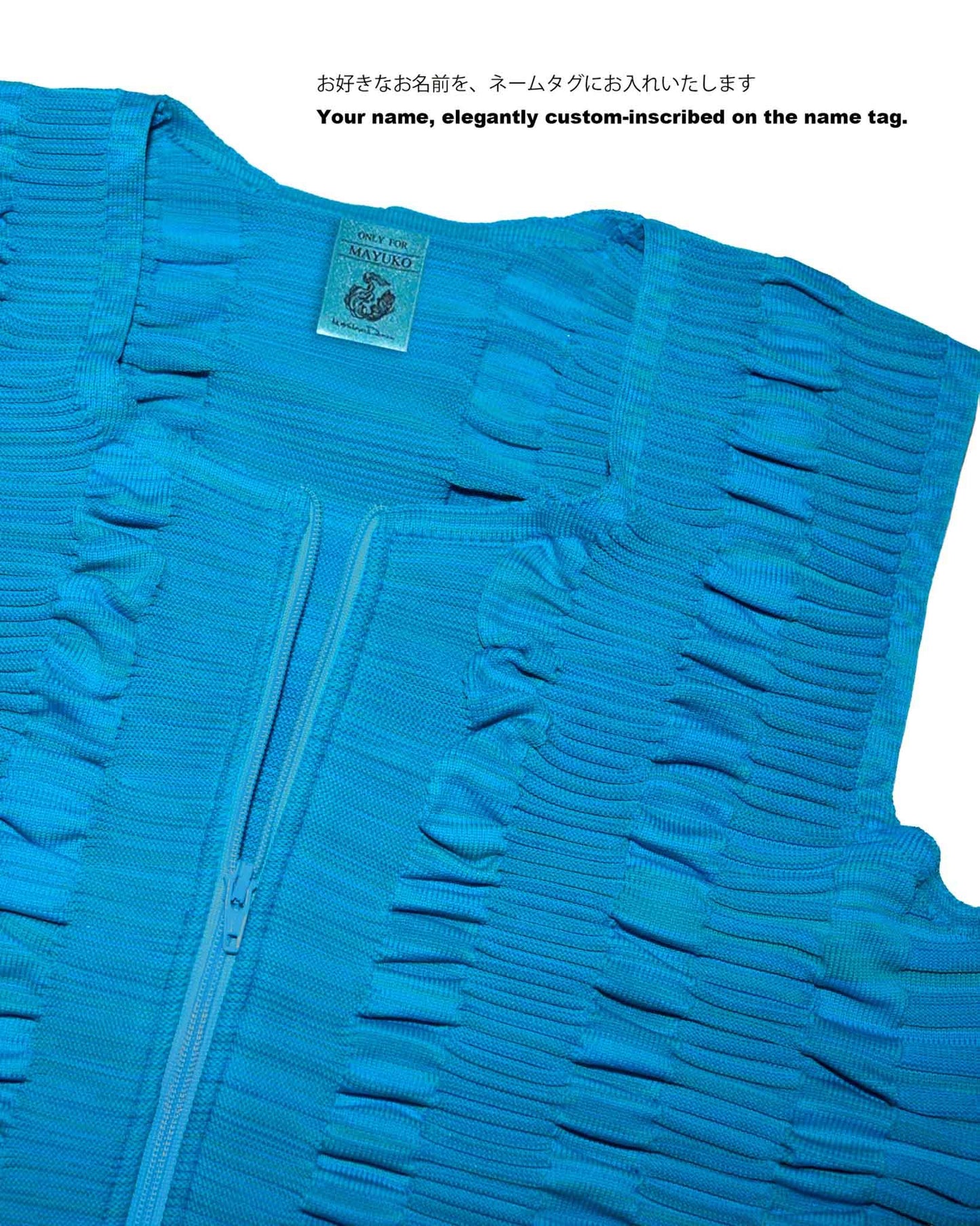 CTKV_001＃TURQUOISE　CORAL TIDE Knit Vest